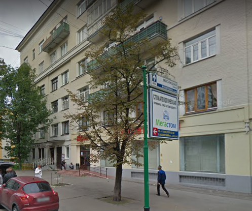 Большой козловский переулок москва карта